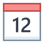 Calendário 12 icon