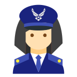 空軍司令官女性スキン タイプ 1 icon