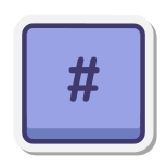 ハッシュタグキー icon