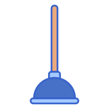 external-plunger-cleaning-flaticons-lineal-color-flat-icons-5 icon