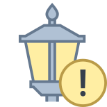 Lamp Post Error icon