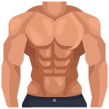 muscles-externes-fitness-gym-justicon-flat-justicon icon