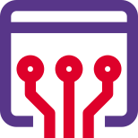 Router networking login on a web browser connection icon