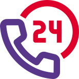 Emergency calling services available round the clock icon