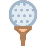 Pelota de golf Filled icon