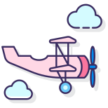 Biplane icon