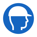 安全ヘルメットを着用する icon