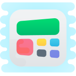 widgets de cores icon