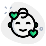 Angel emoji with halo ring on top for feeling blessed icon