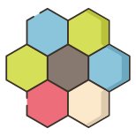 Hexagons icon