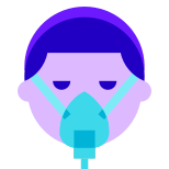 Máscara de oxígeno para pacientes icon