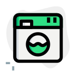 Laundry service for the customer for hotel room icon