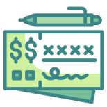 Bank Check icon