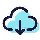 Download from the Cloud icon