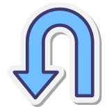 Inversione a U icon