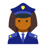 警察官-女性-肌-タイプ-5 icon