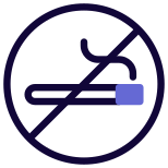 户外公共场所外部禁止吸烟区固体塔尔维沃 icon