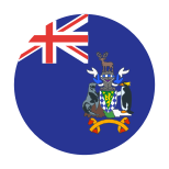 South Georgia And The South Sandwich Islands Circular icon