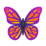 蝴蝶表情符号 icon
