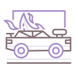 Car On Fire icon