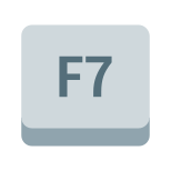 F7 键 icon