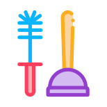 Brush and Plunger icon