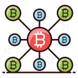 Cryptocurrency Network icon