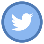 Twitter cerchiato icon