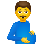 emoji de homem grávido icon