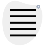 Justify paragraph alignment margin-adjustment position text editor icon