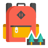 Backpacking icon