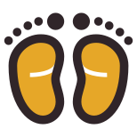 Pieds de bébé icon