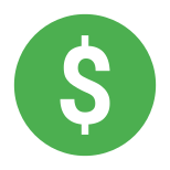 US-Dollar eingekreist icon