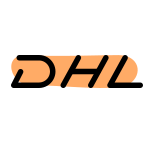 DHL Dalsey, Hillblom and Lynn International which is international courier, parcel, and express mail company icon