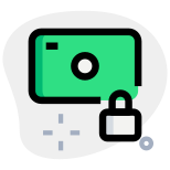 Debit card e-banking financial digital online security icon