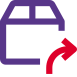 Forwarding to different shipping address by Logistic department icon