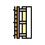 Wall Insulation Layer icon