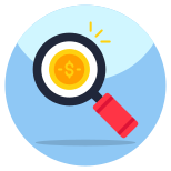 Search Dollar icon