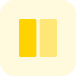 Large vertical grids box frame columns layout icon