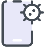 コロナウイルスアプリ icon