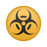 emoji de riesgo biológico icon