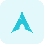 Arch Linux composed of nonfree and open-source software icon