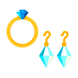 кольца и серьги icon