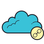 Wolken Link icon