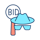 Silent Auction Bid icon
