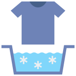 外部洗涤衣服可持续生活平面图标 icon