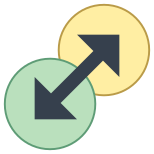 过渡两个方向 icon