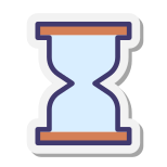 Reloj de arena vacío icon