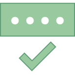 Código PIN correcto icon