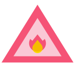 Brandgefahr icon